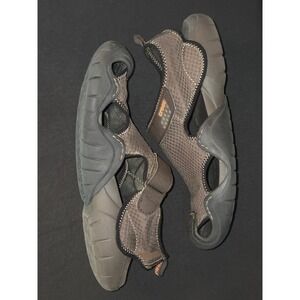 Crocs Mens Swiftwater River Sandal‎ Brown Mesh Adjustable Strap Size 12